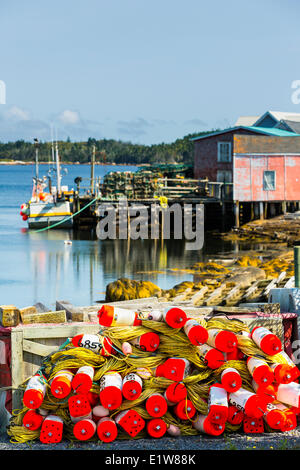 Lobster boe, West Dover, Nova Scotia, Canada Foto Stock