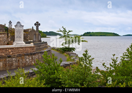 Abbey cimitero cimitero della Baia di Donegal Donegal Town County Donegal Irlanda Foto Stock