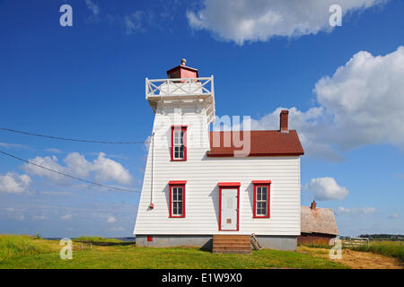 Faro, Nord Rustico Harbour, Prince Edward Island, Canada Foto Stock