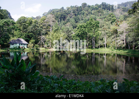 Ingresso della Khao Phra Thaeo National Park, Phuket, Tailandia Foto Stock