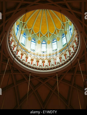 La biblioteca del parlamento, cupola interna, gli edifici del Parlamento europeo, Ottawa, Ontario, Canada Foto Stock