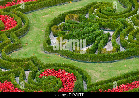 Dettagli giardino, Linderhof Palace, in Germania, nel sud-ovest della Baviera vicino a Ettal Abbey Foto Stock