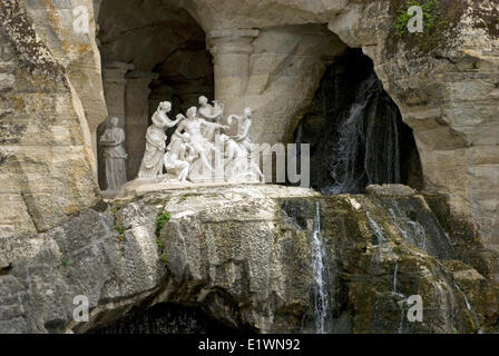 Dettaglio di Apollo Bagno di Grove nei giardini di Versailles Foto Stock