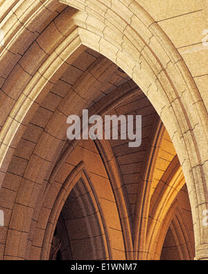 Alcova DETTAGLIO, sala d'onore, tassello di centro, il Parlamento del Canada, Ottawa, Ontario, Canada Foto Stock