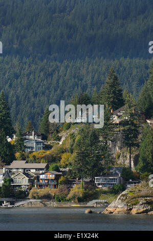 Belcarra Bay, Belcarra Parco Regionale. Port Moody, British Columbia, Canada Foto Stock