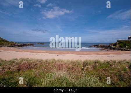 Punto Dunagree Beach, Stroove, County Donegal, Irlanda Foto Stock