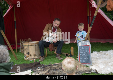 Gypsy Roma viaggiatore storia mese Dorchester Foto Stock