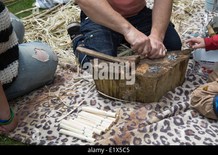 Gypsy Roma viaggiatore storia mese Dorchester Foto Stock