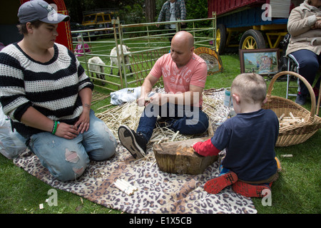 Gypsy Roma viaggiatore storia mese Dorchester Foto Stock