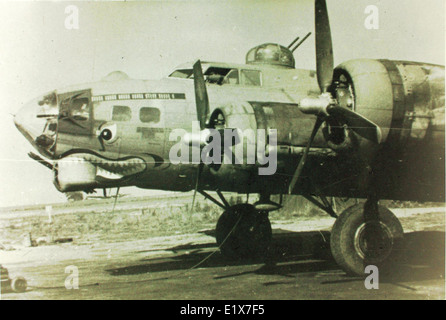 Bomba 487th gruppo B-17 Foto Stock