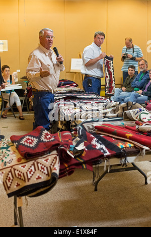 Navajo Rug Auction Foto Stock