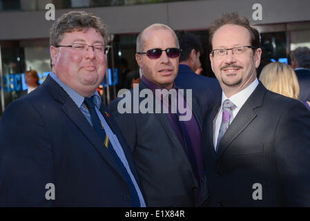 Londra, Regno Unito. Il 10 giugno 2014. Il principe Harry assiste Zulu premiere per celebrare il cinquantesimo anniversario del suo rilascio all'Odeon Leicester Square. Foto di vedere Li/Alamy Live News Foto Stock