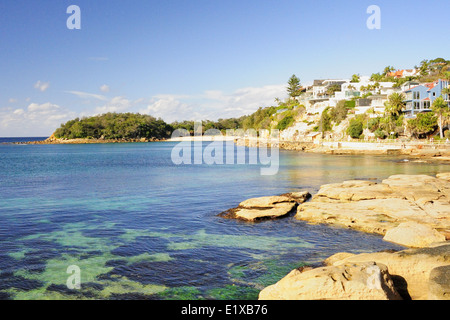 Cabbage Tree Bay riserva a Shelly Beach Foto Stock