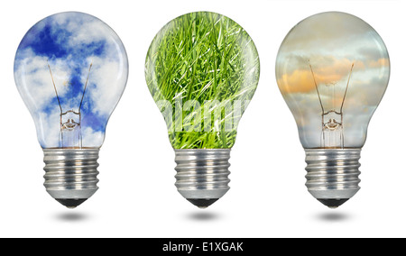 Energia verde Foto Stock