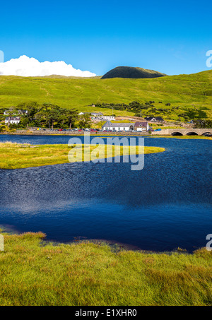 In Irlanda la contea di Galway, Connemara area, il lago Leenane Foto Stock