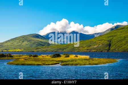 In Irlanda la contea di Galway, Connemara area, il lago Leenane Foto Stock