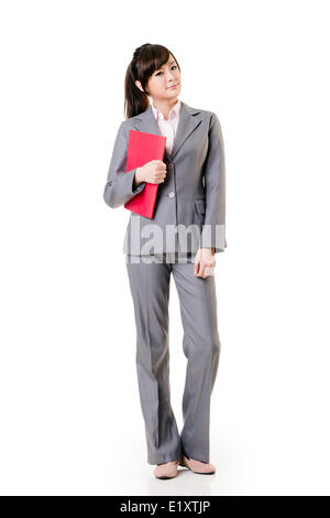 Fiducioso giovane donna di affari Foto Stock