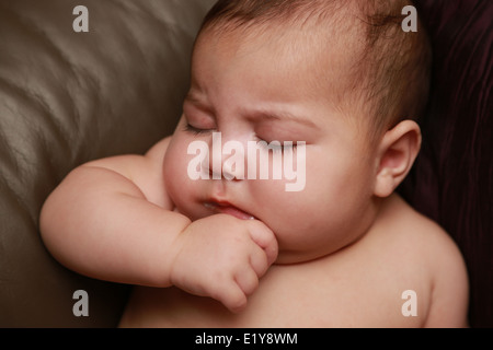 Bambino addormentato Foto Stock