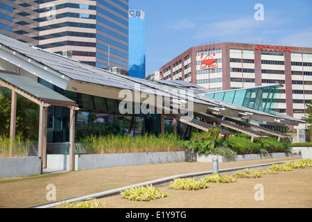 Zero emissioni di carbonio edificio, Kowloon Bay, Kowloon, Hong Kong, Cina Foto Stock