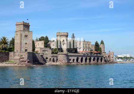 Château de la Napoule a Mandelieu-la-Napoule Alpes-Maritimes Costa azzurra Francia Foto Stock