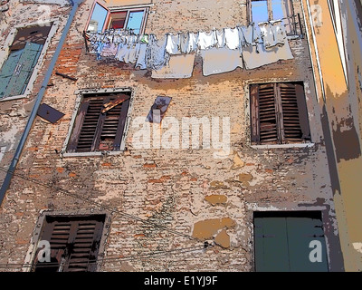 Strade di Venezia Foto Stock