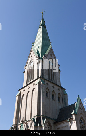 Kristiansand cattedrale, la piazza del mercato, Kristiansand, Norvegia. Foto Stock