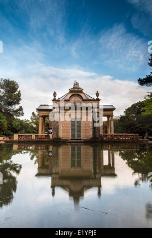 Palazzo stagno nel labirinto di Horta Foto Stock