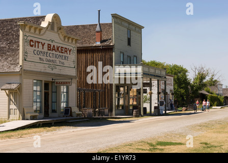 Elk203-1730 Canada, British Columbia, Fort Steele, strada storica Foto Stock