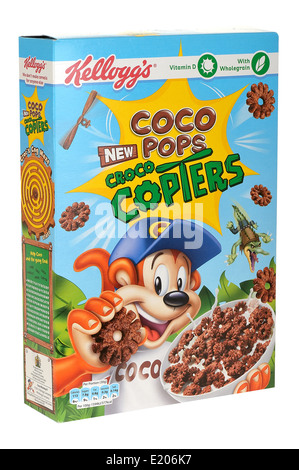 Kelloggs coco pop copters cereali per la prima colazione Foto Stock