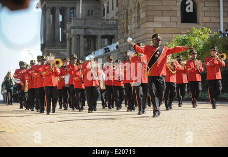 Presidente Zuma's inaugurazione all'Unione edifici, Pretoria. 2014 Foto Stock