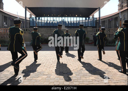 Presidente Zuma's inaugurazione all'Unione edifici, Pretoria. 2014 Foto Stock