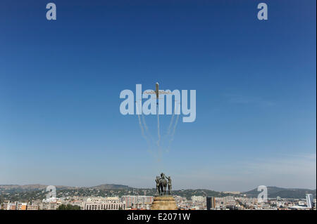 Presidente Zuma's inaugurazione all'Unione edifici, Pretoria. 2014 Foto Stock