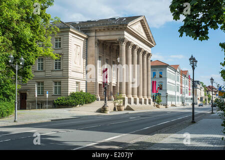 Das Meininger Theater, il neoclassicismo, 1909, Meiningen, Turingia, Germania Foto Stock