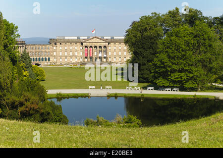 Castello Wilhemshoehe a Kassel in Germania Foto Stock