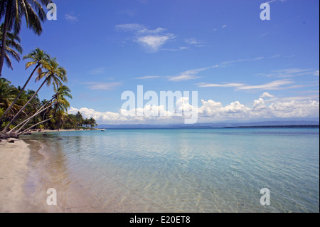 Perfect Natural carrbbean beach in Costa Rica Foto Stock