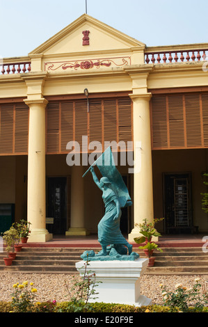India Bengala Occidentale, Chandernagor (Chandannagar), ex colonia francese, Chandernagor museo e istituto, ex Dupleix house Foto Stock