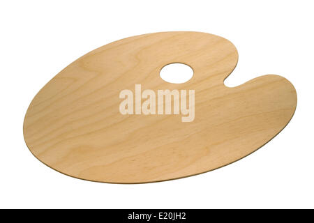 Arte in legno tavolozza Foto Stock