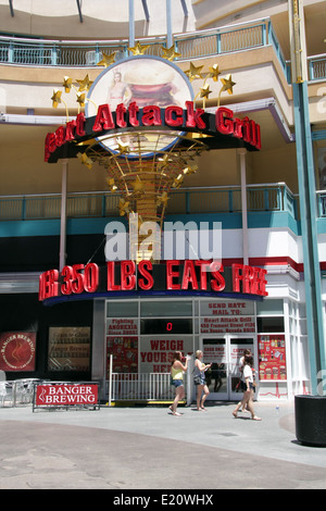 L'attacco di cuore Ristorante Grill in Las Vegas Foto Stock