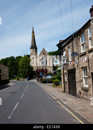 Palmerston street, Bollington, Macclesfield, Cheshire, Regno Unito Foto Stock