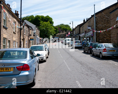 Palmerston street, Bollington, Macclesfield, Cheshire, Regno Unito Foto Stock