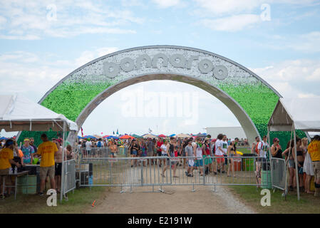 Manchester, TN, noi. 12 Giugno, 2014. Il Bonnaroo Music Festival che si svolgono in Manchester, TN, Stati Uniti d'America il 12 giugno 2014 Credit: Marc Griffin/Alamy Live News Foto Stock