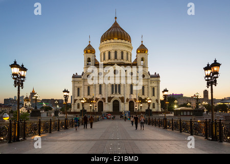 Mosca, Tempio di Cristo Salvatore Foto Stock