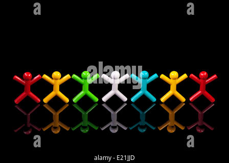 Lavoro di squadra concetto. Foto Stock