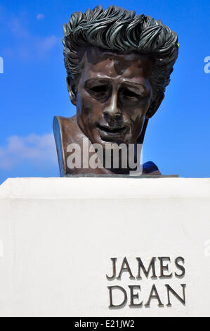 James Dean statua Foto Stock