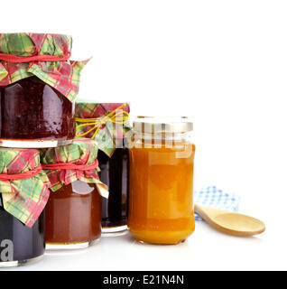 marmellata in vasetti Foto Stock