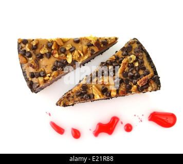Cheesecake al cioccolato Foto Stock