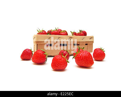 Un paio di fragole Foto Stock