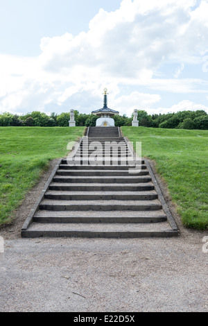 Buddista Giapponese Pagoda della Pace, Nippon Myohoji, Milton Keynes Foto Stock