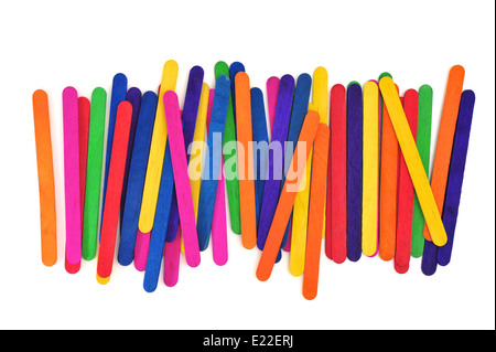 Il legno di gelati stick Foto Stock