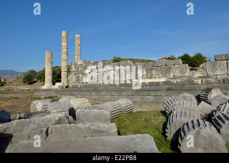 Tempio di Leto, Letoon, Turchia 140422 60981 Foto Stock